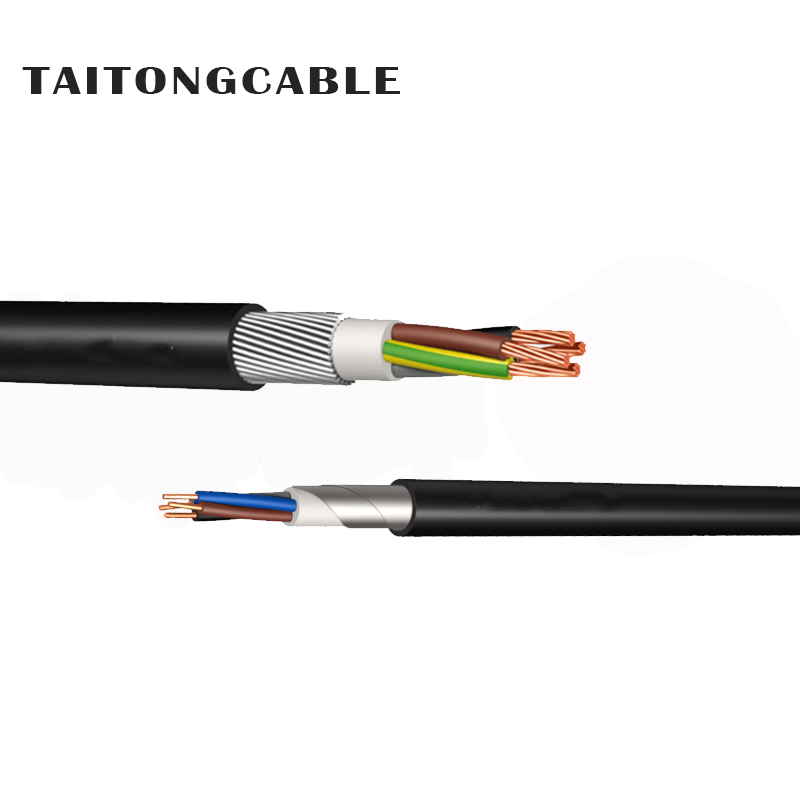 Custom Low Voltage Armored Copper Conductor XLPE Insulated PE Sheathed Power Cables