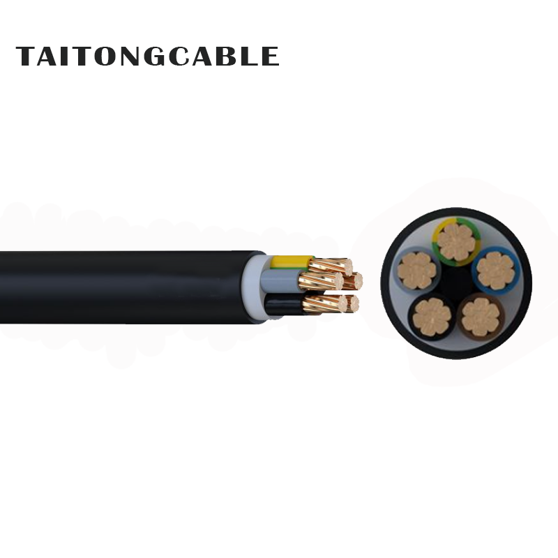Custom Low Voltage unarmoured Copper Conductor XLPE Insulated PE Sheathed Power Cables