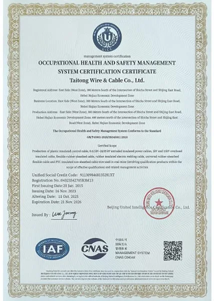 Certifications