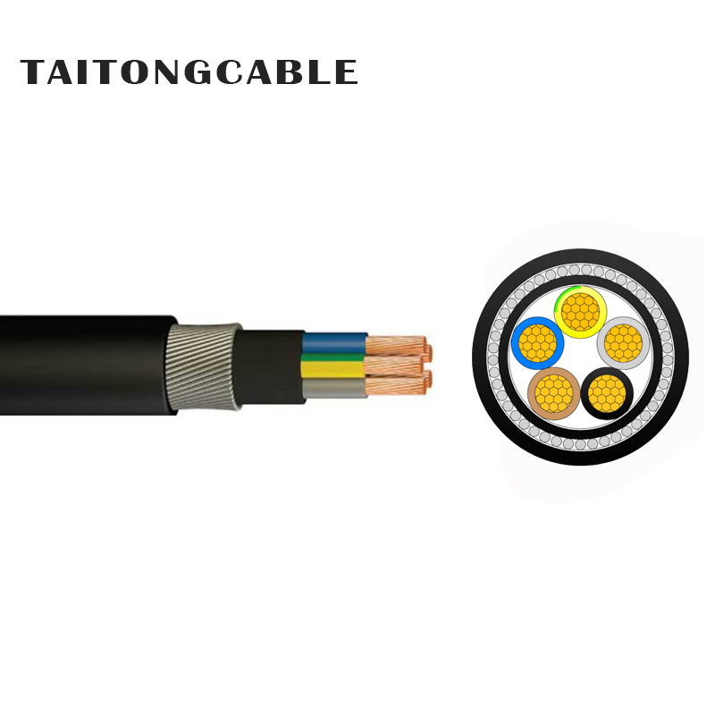 ແຮງດັນຕ່ຳ 2-5-Core Copper Conductor SWA-Armoured XLPE-Insulated PVC-Shathed Power Cables