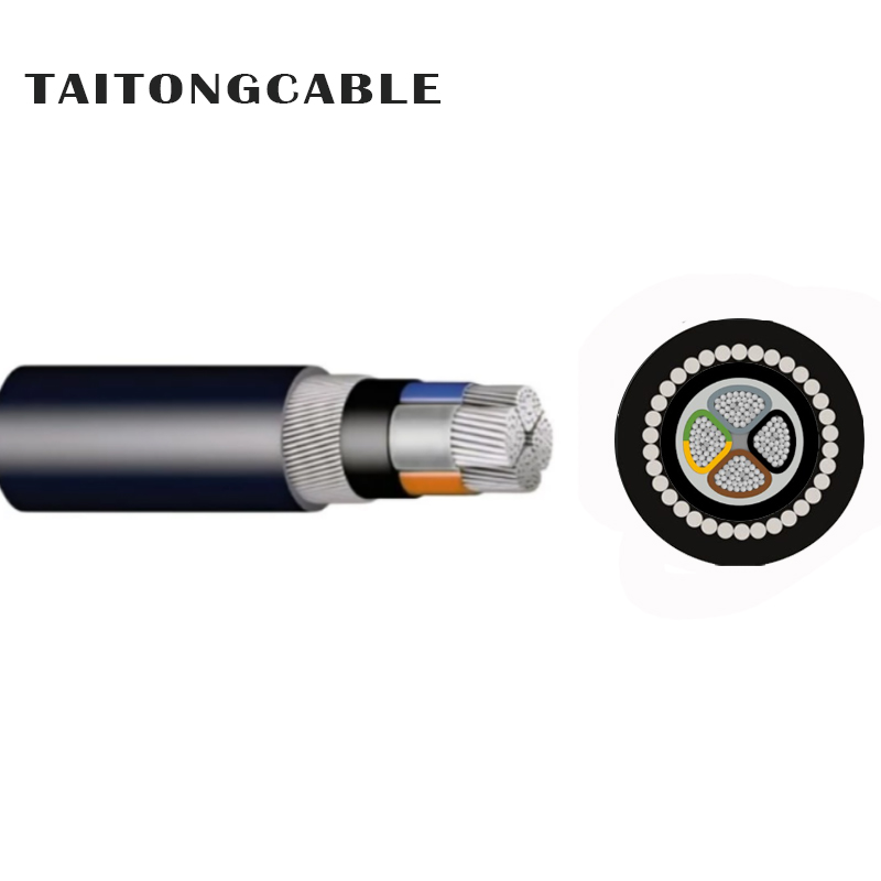 ແຮງດັນຕໍ່າ 2-5-Core SWA Steel-Wire-Armoured Aluminum PVC-Insulated ສາຍໄຟ PVC- Sheathed