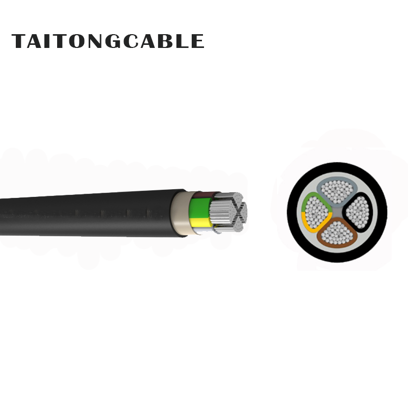 ແຮງດັນຕໍ່າ 2-5Core PVC Insulated PVC Sheathed Aluminum Conductor ສາຍໄຟ