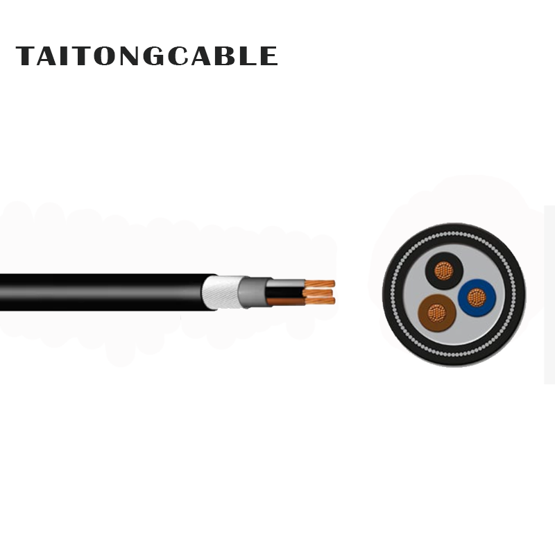 ແຮງດັນຕ່ໍາຫຼາຍແກນ PVC Insulated SWA Armored PVC Sheathed Cables